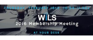 WiLS 2016 Membership Meeting
